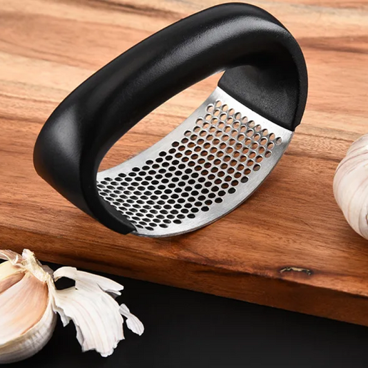Manual Garlic Mincer – Stainless Steel Press Tool for Kitchen & Cooking Use