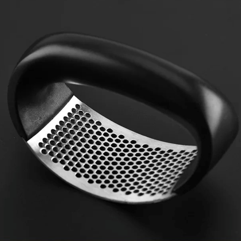 Manual Garlic Mincer – Stainless Steel Press Tool for Kitchen & Cooking Use