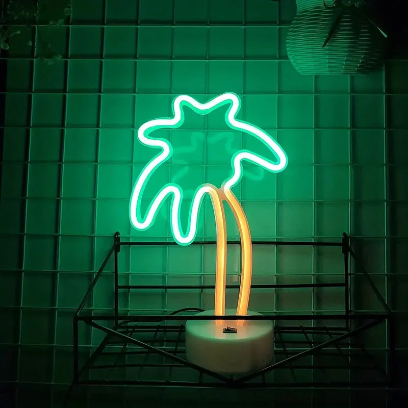 Coconut Palm Neon Light