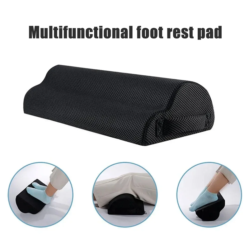 Ergonomic Foot Rest for Under Desk – Memory Foam Support for Office, Home & Gaming, Non-Slip Foot Stool for Comfort & Posture