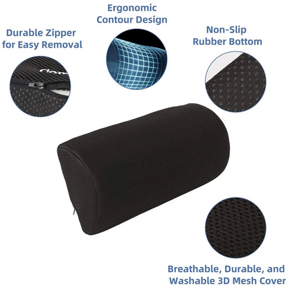Ergonomic Foot Rest for Under Desk – Memory Foam Support for Office, Home & Gaming, Non-Slip Foot Stool for Comfort & Posture