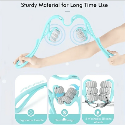 Product with text 'Sturdy Material for Long Time Use' and images of hands using it.