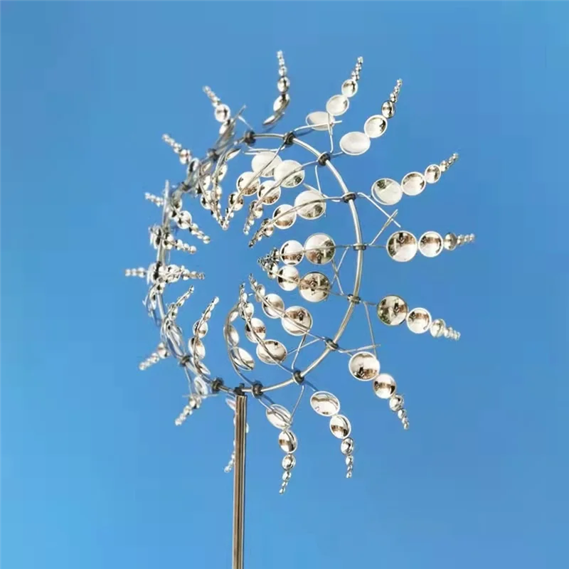 Kinetic Metal Wind Spinner for Outdoors – Decorative Swing-Style Windmill for Garden, Lawn, Patio & Yard Decor