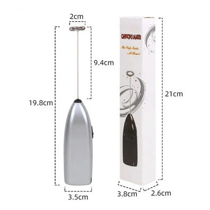 Mini Electric Handheld Mixer – Multi-Purpose Egg Beater & Milk Frother for Coffee, Cream, Batter & More