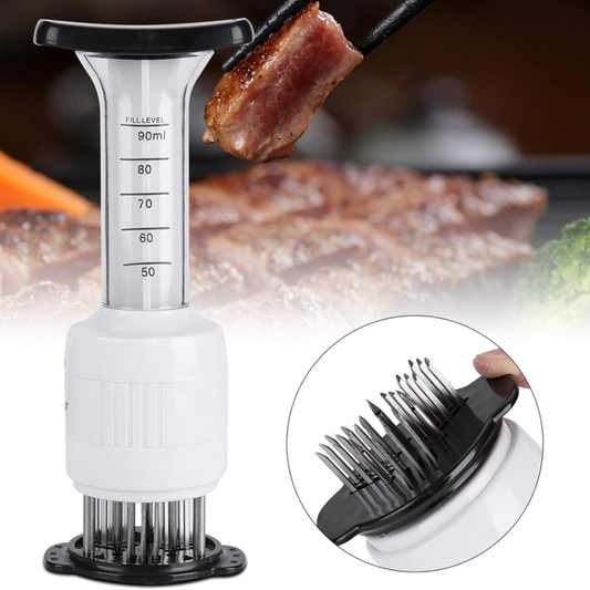 Meat Tenderizer & Injector – Stainless Steel Needle Tool for Marinade & Flavor Infusion