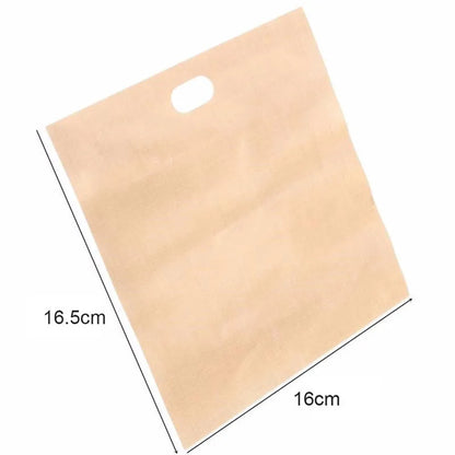 5-Pack Reusable Toaster Bags – Non-Stick Sandwich Bread Bags for Microwave & Toaster Use