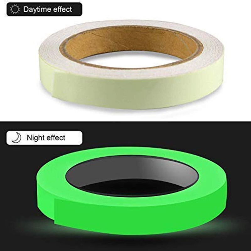Self-Adhesive Glowing Tape – Green Fluorescent Luminous Strip for Stairs, Walls, and DIY Home Decoration