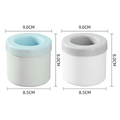Silicone Ice Cube Mold & Bucket – Round Ice Maker for Freezer, DIY Summer Drinks & Barware Use