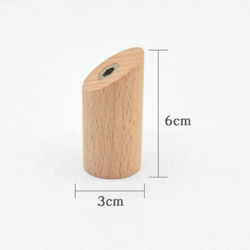 Wall Mounted Wooden Coat Hook – Nordic Style Decorative Hanger for Keys, Hats, Scarves & Bags